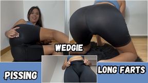 Long Farts + PEE + Wedgie