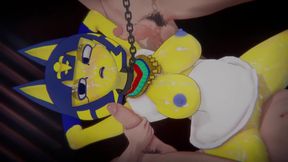 animal Crossing - Ankha Entering the Zone (riding the Villager &amp; POV Zone Dance) (4k60fps)