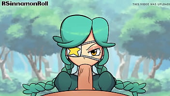 Annie dando una mamada