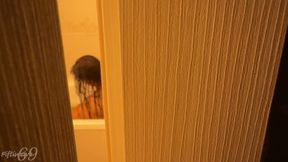 Caught in the Bathroom, Wet Anal Training