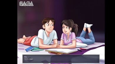 Femboy babysitter fucks teen during gaming session