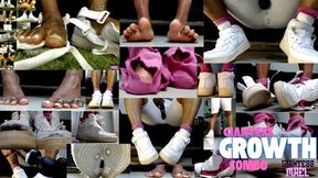 Orgasm Sneakers Destruction, Monster Feet Growth - Hulk Feet, Transformation Fetish, Growth Fetish, Height Transformation