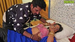 Shame Less Padosan Need Sex Full Night on Bed with Desi Boy