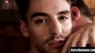 Quentin enjoys threesome banging with JJ and Johnny
