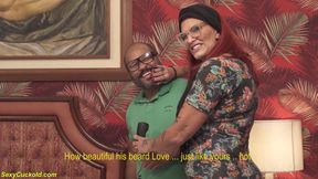 Brazilian grandma cuckold anal fucked