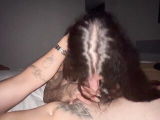 BLACKROOM LILACK TAUZY URUGUAYA CUM IN THROAT