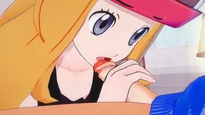 Clemonts Hot Pokmon Journey Sparks Steamy Romance with Serena