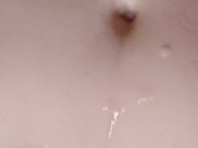 Super powerful prostate orgasm with shaking body, legs and loud moans for straight skinny teen