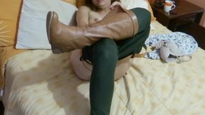 Fully Enjoying Sex with My Stepmother, She Masturbates, I Jerk off, I Lick Her Pussy, I Cum on Her Tits and More.