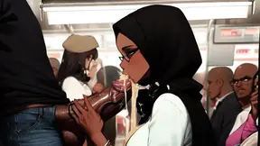 Women Love Being Free Used In Public Like In A Japanese Train In Spicy Toons: The Subway 2