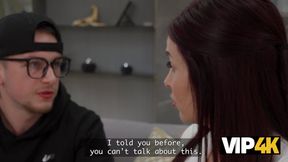 Brett Raimi, Andrea Lux, Denny Chriss & Robin Reid in kinky anal fantasy with Silver Linings Playboy