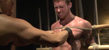 Dom Connor Maguire tortured with water play