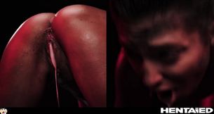 Cheerleader Ripped All Way Through By Monster Cock Gushing Creampie Destroyed