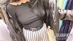 Consultant Fucked By A Customer, Her Mouth Filled With Cum