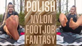 (102) POLISH NYLON FOOTJOB FANTASY
