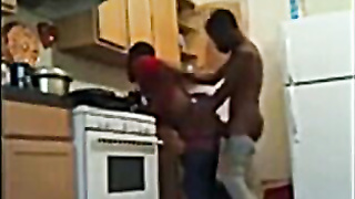 Black Twinks' Kitchen Banging