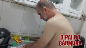 Gaycarmona Naked Making Food