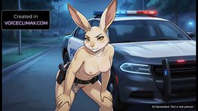 Officer June's Teasing Traffic Stop - Furry Hentai JOI POV