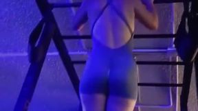in the gym