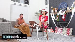 Naughty Little Elf Darling Sneaks In Huge Studs House And Pranks Him