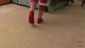 Santa&#8242;s helper gave him the best lap dance gift ever!