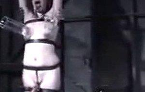 stacey stax bound and punished hard in strict leather bondage