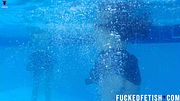 Yessica Bunny + Helen star horny sexy duo pool