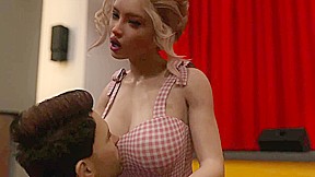 Nursing Back To Pleasure Hot Blonde Girl Having Sex In The Theater Room Ep 46