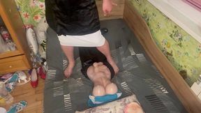 queen in hijab foot tease,bj,handjob to the tyranny chapte 3