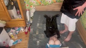 queen in hijab foot tease,bj,handjob to the tyranny chapte 3