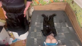 queen in hijab foot tease,bj,handjob to the tyranny chapte 3