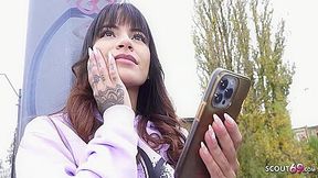 Petite Latina Michy Perez Talk To Big Dick Anal At Pick Up Casting