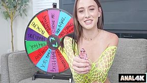 Anal Slut Uses The Wheel Of Anal To See What Will Stretch Her Butthole 19 Min