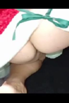 Stepmother Christmas' Feet While Riding Christmas Tree 2025