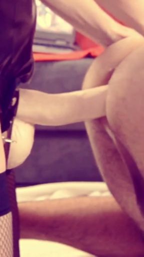 PEGGING untill the perfect "O", gape for me!   Clip 1