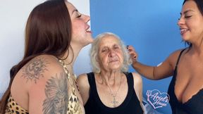 HOT TRIPLE KISS – ARIEL, RAQUEL & DORINHA | TWO BEAUTIES & ONE GORGEOUS GRANDMA