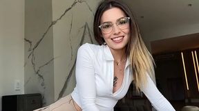 Sexy Brunette School Tutor's Unique Learning Methods