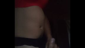 Masturbandome en ropa interior