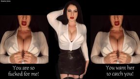You're so fucked for me, you'd let her catch you! Risky, Homewrecking Edge!