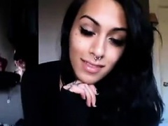 Tattooed Teen Shemale Being A Tease