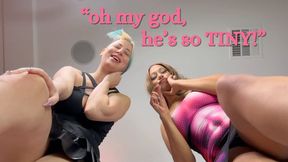 We found a tiny man on the floor! - Goddess Lilith & Noah Bensi Giantess POV, vore, foot domination, upskirt