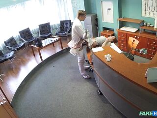 FEET Loving Doctor CUMS TWICE with a Redhead with Great Sexual Skills - Fake Hospital