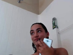 Amateur Brunette Shower Sextape