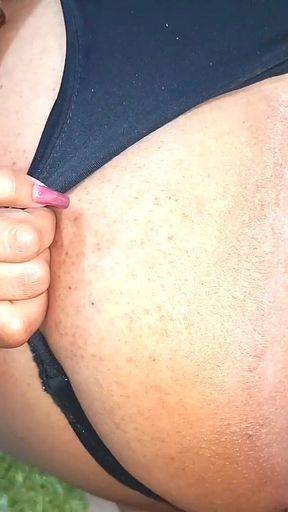Curvy BBW in Long Dress Gets a Surprise Visit and an Intense Doggy Sex Session - POV