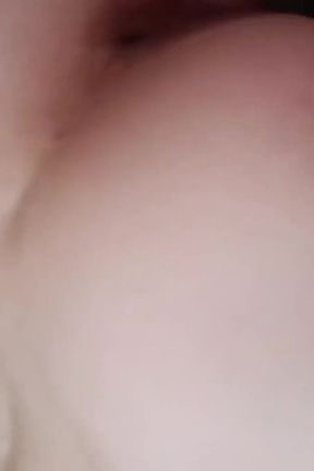 Blowjob Without Hands From a Beauty, with Cum on a Juicy Butt