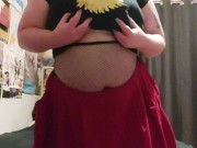 ftm femboy puts on a show for you