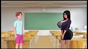 SexNote [ Taboo Hentai game PornPlay ] Ep.26 my step grandma loves facial cumshot