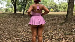 My horny neighbor invites me to exercise &mdash;  and the cheeky girl shows me her tits