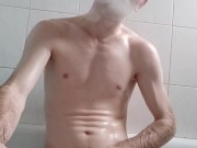 Smoking solo, cumshot big dick