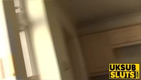 UKSubSluts com - Pig tails slag Liz Rainbow's facial earning after power fuck